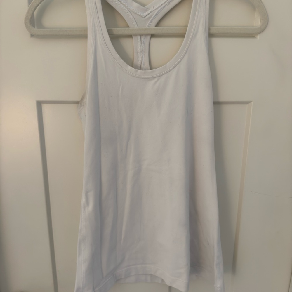 Lululemon Athletica White Tank Top